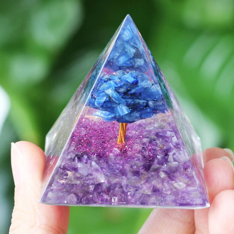 Amethyst Orgone Pyramid: Energy & Healing