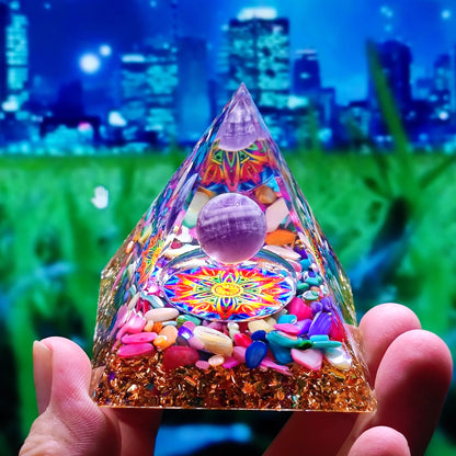 Amethyst Orgone Pyramid: Energy & Healing