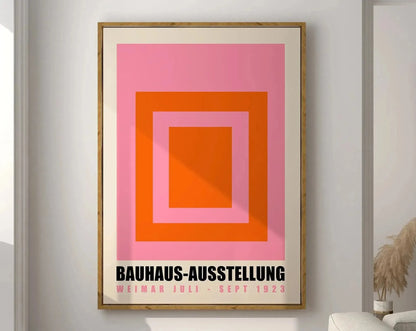 Modernist Bauhaus Geometric Canvas Art Prints