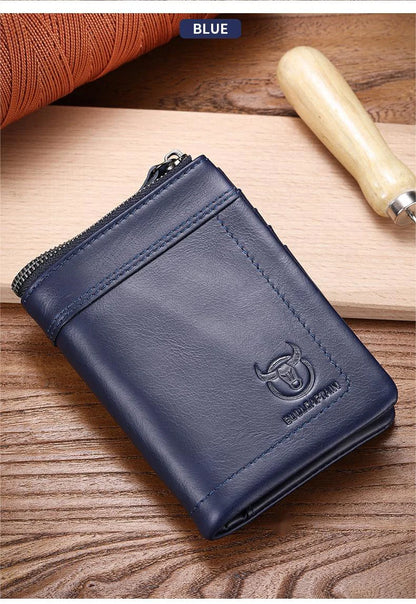 Vintage Oil Waxed Cowhide Wallet