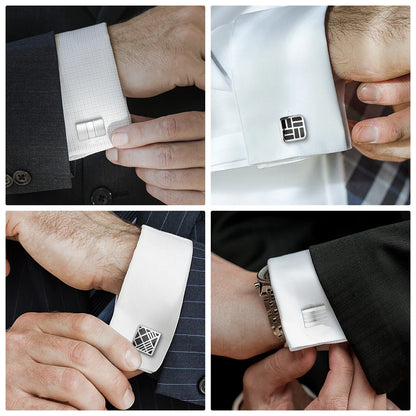 Luxury Cufflink Set (4 Pairs)