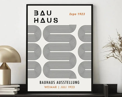 Modernist Bauhaus Geometric Canvas Art Prints