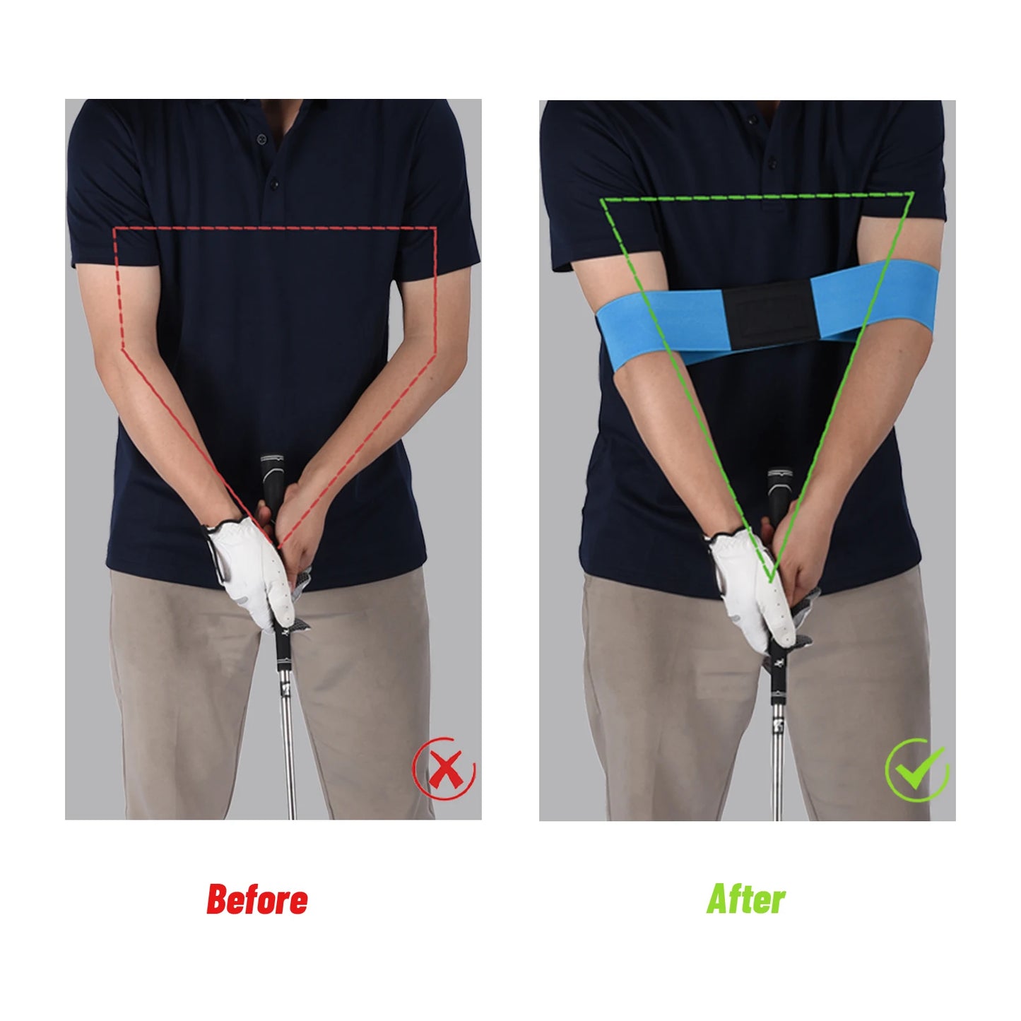 Golf Swing Arm Strap