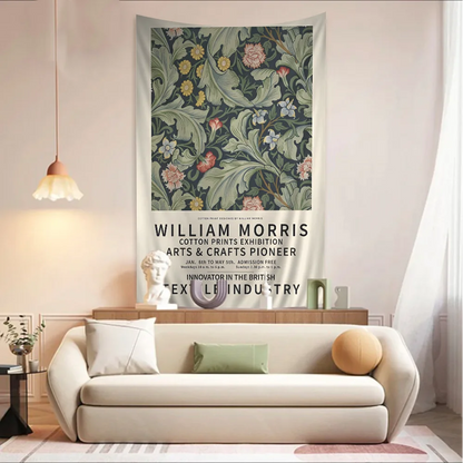 Abstract William Morris Inspired Tapestry