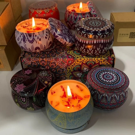Vintage Floral Scented Soy Candles