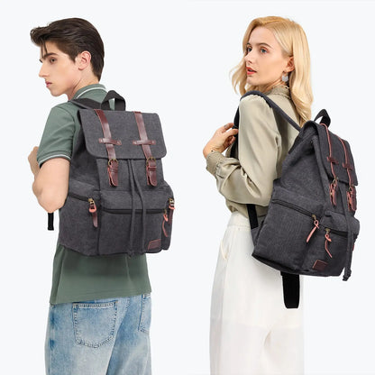Vintage Canvas Explorer's Backpack