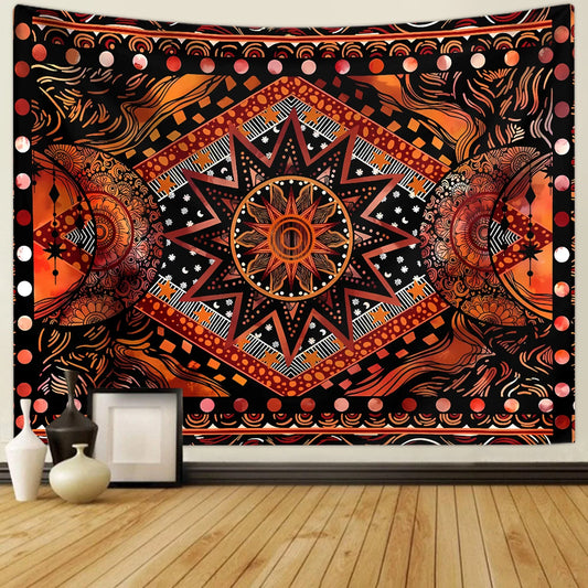 Vintage Sun & Moon Bohemian Tapestry