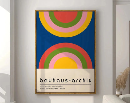 Modernist Bauhaus Geometric Canvas Art Prints