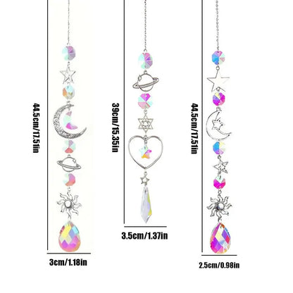 Galaxy Crystal Wind Chime & Suncatcher