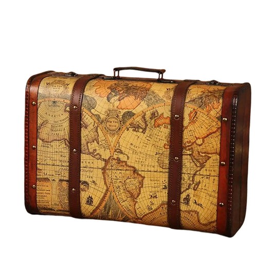 Vintage Explorer's Suitcase