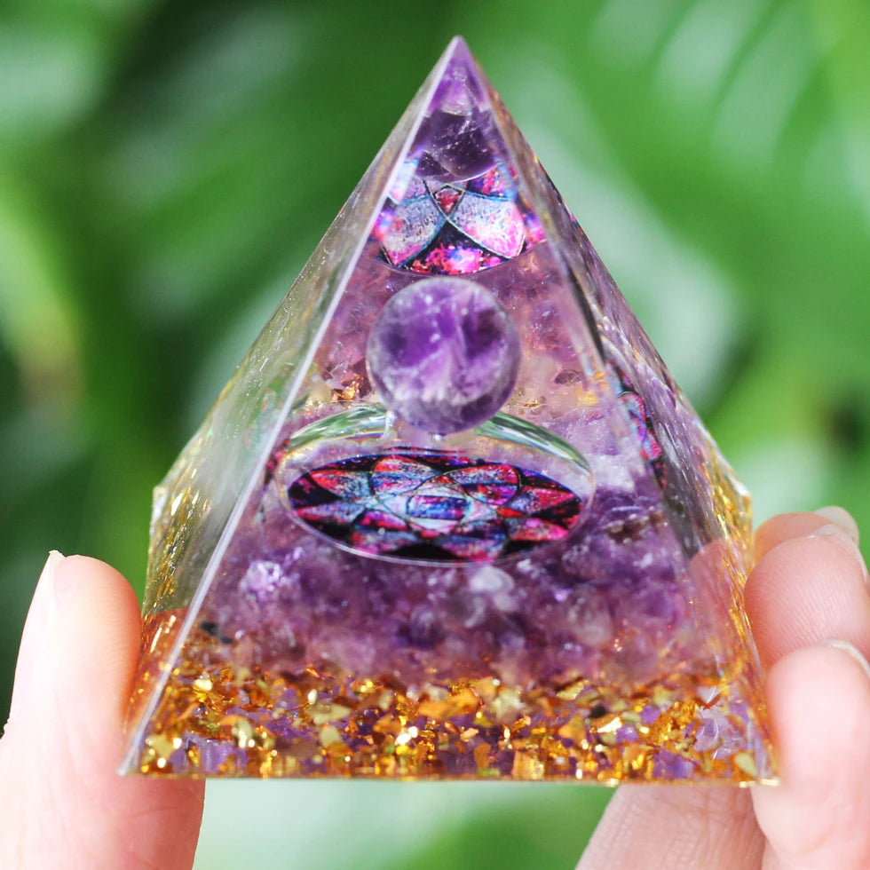 Amethyst Orgone Pyramid: Energy & Healing