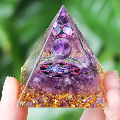 Amethyst Orgone Pyramid: Energy & Healing