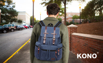Vintage Canvas Explorer's Backpack