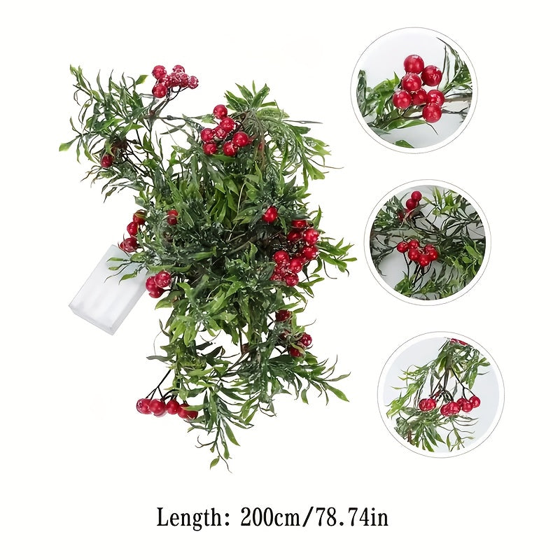 The PLB Winter Berry Ambient Garland (198cm)